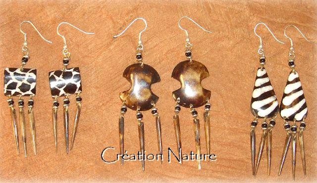 25072 Boucles d'oreilles os