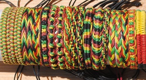 9920608 Bracelet rasta