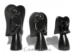 71593B set of 3 angels 10 to 15 cm