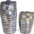 83302 Set of 2 owls 10 & 15 cm