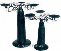 9162003 Baobab candlestick 29 cm