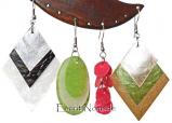 Boucles d'oreilles nacre